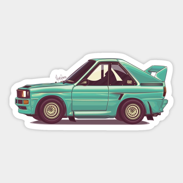 Sport S1 Rally Group B Cartoon Sticker by Mario Ramos Rally Art